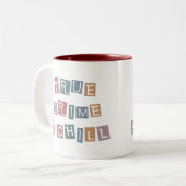 Wahre Kriminalität und Kälte | Mord Crime Show Jun Zweifarbige Tasse (Vorderseite Links)