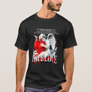 Wahre Liebe Cupid Engel Liebhaber Streetwear T-Shirt