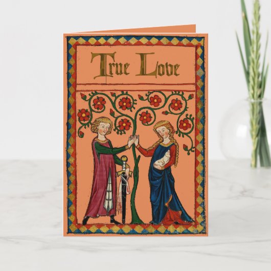 Wahre Liebe Feiertagskarte (Vorderseite)