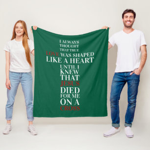 Wahre Liebe Fleecedecke