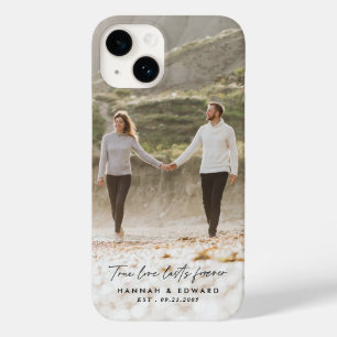 Wahre Liebe Foto Modernes, personalisiertes Gesche Case-Mate iPhone 14 Hülle