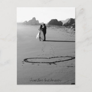 Wahre Liebe für immer Postkarte