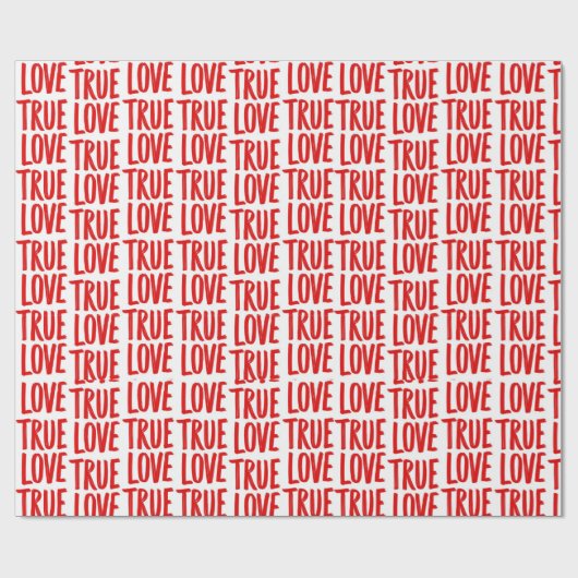 WAHRE LIEBE GESCHENKPAPIER (Flach)