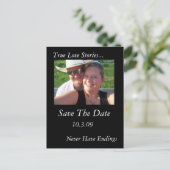 Wahre Liebe-Geschichten Ankündigungspostkarte (Stehend Vorderseite)