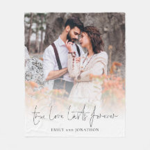 Wahre Liebe hält für immer an Couple Foto Overlay