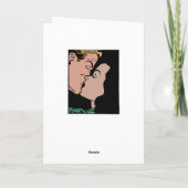 Wahre Liebe immer und für immer die Karte des (Rückseite)