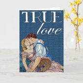 Wahre Liebe immer und für immer die Karte des (Gelbe Blume)