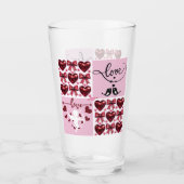 Wahre Liebe in Rosa Glas (Vorderseite)