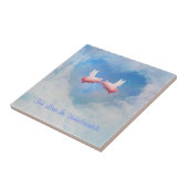 Wahre Liebe ist unglaublich fliegende Schweine küs Fliese (Seite)