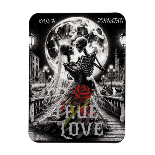 Wahre Liebe jenseits, Individuelle Namen Magnet (Vertikal)
