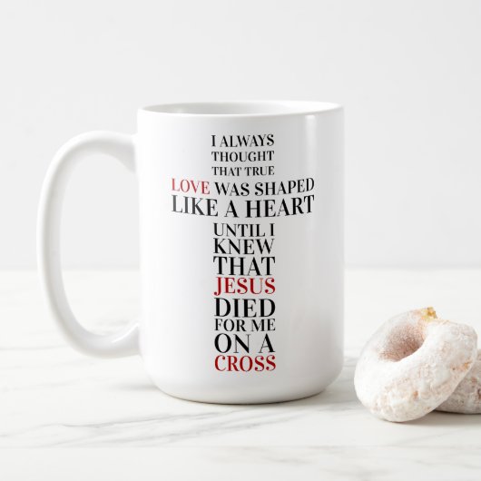 Wahre Liebe Kaffeetasse (Mit Donut)