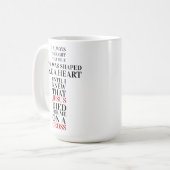 Wahre Liebe Kaffeetasse (Vorderseite Links)