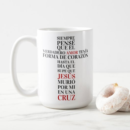 Wahre Liebe Kaffeetasse (Mit Donut)