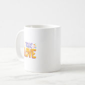 wahre Liebe Kaffeetasse (Vorderseite Links)
