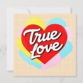 Wahre Liebe Karte (Vorderseite)