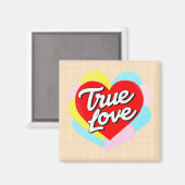 Wahre Liebe Magnet (Vorderseite/Rückseite)
