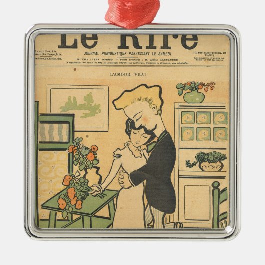 Wahre Liebe Ornament Aus Metall (Vorne)