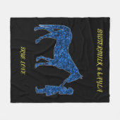 "WAHRE LIEBE" PFERDEBLANKET MIT PERSONALISIERTEM N FLEECEDECKE (Vorderseite (Horizontal))