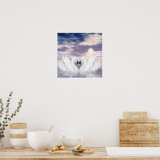 wahre Liebe Poster (Küche)