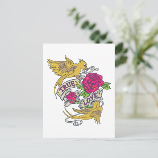 Wahre Liebe Postkarte (Stehend Vorderseite)