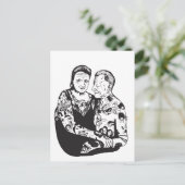 Wahre Liebe Postkarte (Stehend Vorderseite)