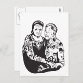 Wahre Liebe Postkarte (Vorne/Hinten)