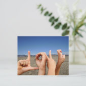 Wahre Liebe Postkarte (Stehend Vorderseite)