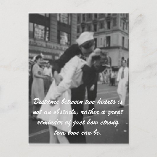 Wahre Liebe Postkarte (Vorderseite)