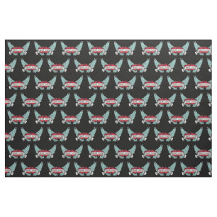 Wahre Liebe-Rockabilly Winged Herz Stoff