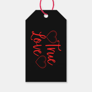 Wahre Liebe Rotes Valentinstag Geschenkanhänger