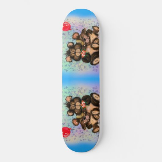 Wahre Liebe Skateboard (Vorderseite)