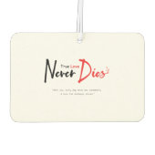 Wahre Liebe stirbt nie Autolufterfrischer (Rückseite)