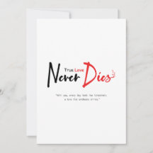 Wahre Liebe stirbt nie