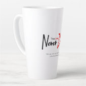 Wahre Liebe stirbt nie Milchtasse (Linke Ecke)