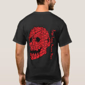 Wahre Liebe stirbt nie schäbige Kunst T-Shirt (Rückseite)