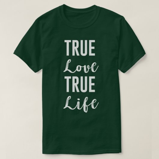 Wahre Liebe T-Shirt (Design vorne)