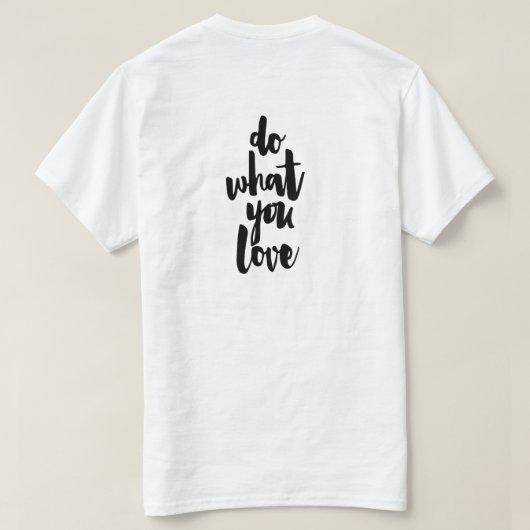 WAHRE LIEBE T-Shirt (Design Rückseite)