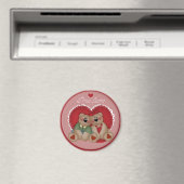 Wahre Liebe Teddy Bears Valentinstag Magnet (In Situ (Geschirrspüler))