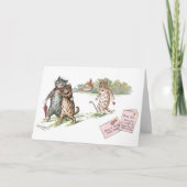 Wahre Liebe von Louis Wain Blank Karte (Vorderseite)