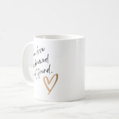 Wahre Liebe wird gebraut, nicht gefunden – Süße Ka Kaffeetasse (Vorderseite Links)