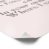 Wahre Liebe zum Weihnachtsgedicht Poster (Ecke)