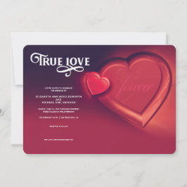 Wahre Liebe, zwei Herzen, Einladung zur Roten Hoch