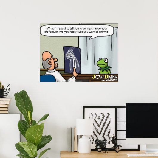 Wahre Realität Poster (Heimbüro)