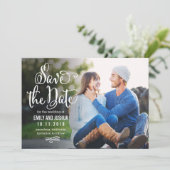 Wahre romantische, EDITABLE-FARBkarte Save the Dat Save The Date (Stehend Vorderseite)