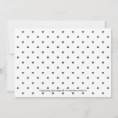 Wahre romantische, EDITABLE-FARBkarte Save the Dat Save The Date (Rückseite)