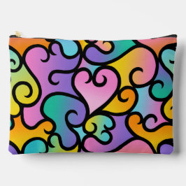 Wahre Schattierungen der Liebe Druckknopfbeutel Zubehörtasche