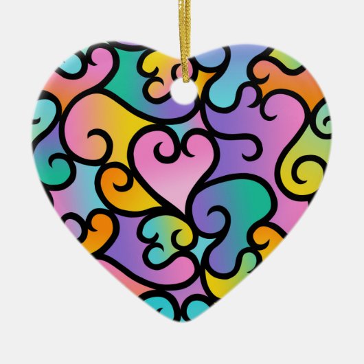 Wahre Schattierungen der Liebe Keramik Ornament (Vorne)