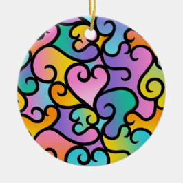 Wahre Schattierungen der Liebe Keramik Ornament