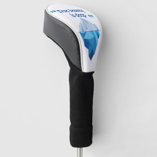 Wahre Schönheit in jedem Swing - Iceberg Golf Head Golf Headcover (angewinkelt)