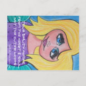 Wahre Schönheit kommt aus Ihrem Herz und Soul Postkarte (Vorderseite)